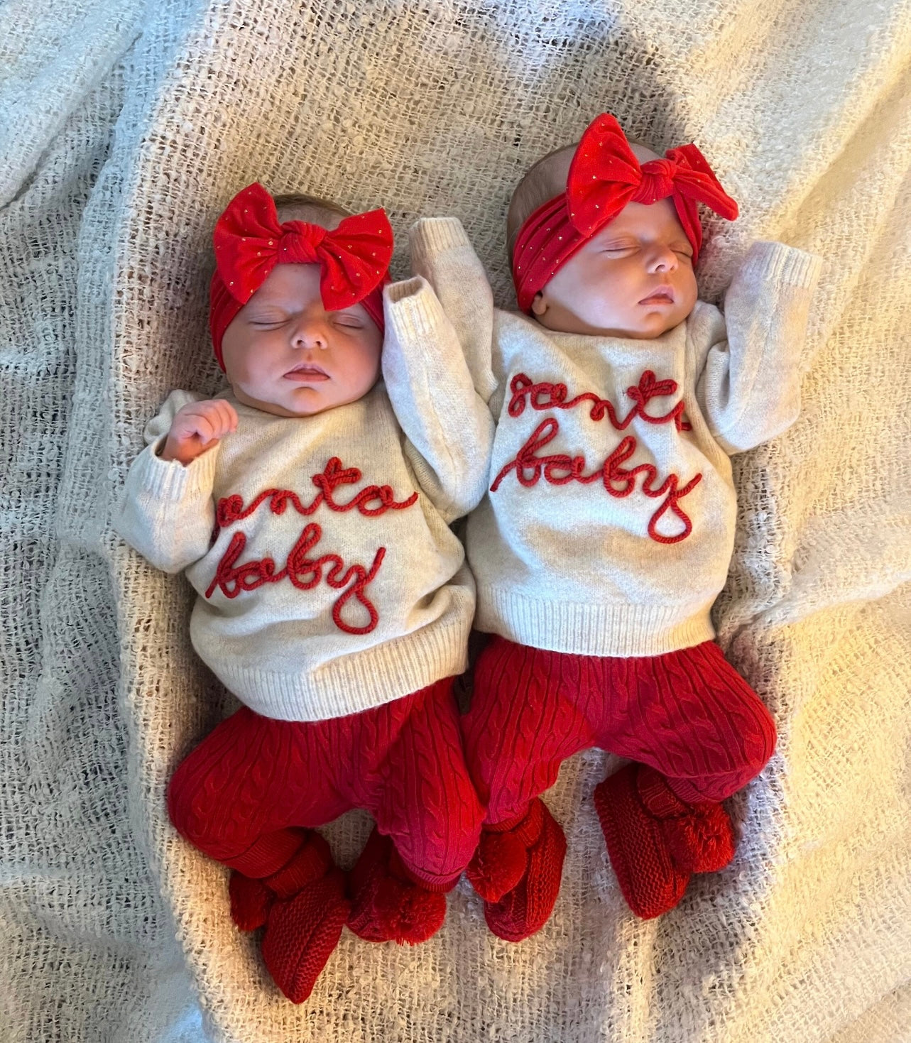 Classic bow headband- Red and gold glitter spot