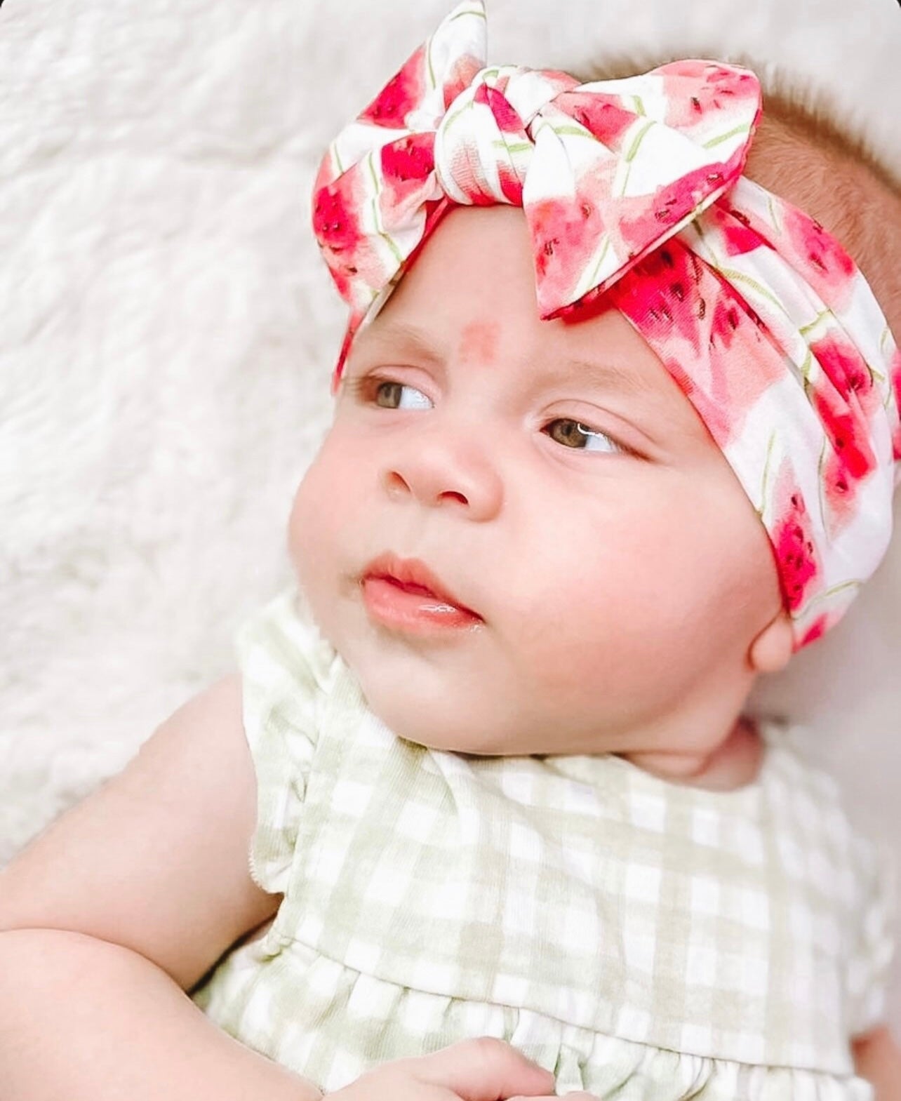 Classic bow headband - Watermelon