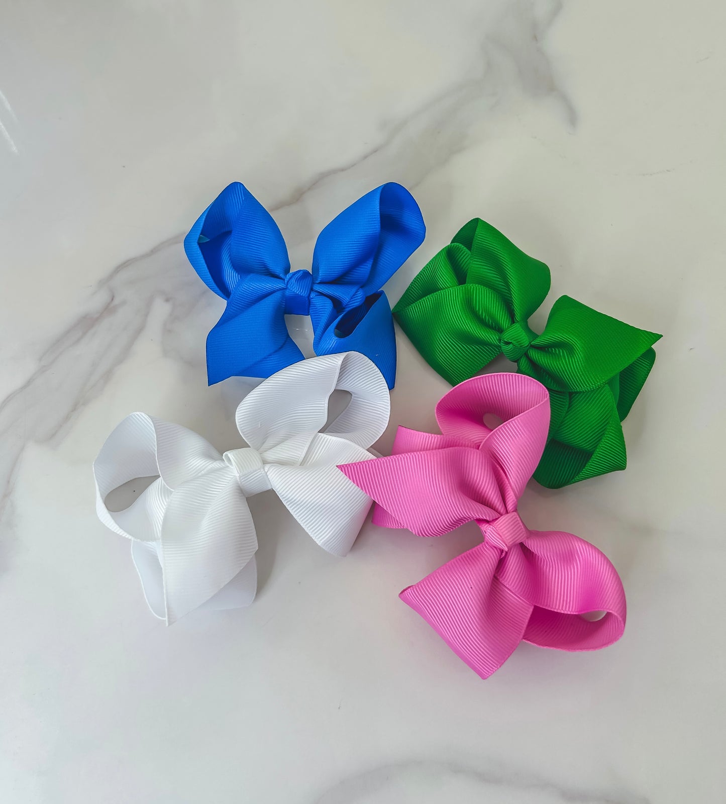 Ribbon bow clips