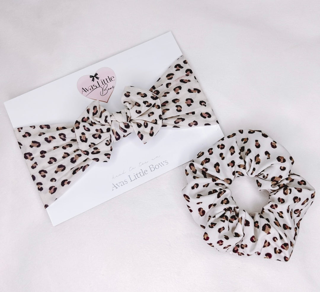 Mummy and me set - Leopard print