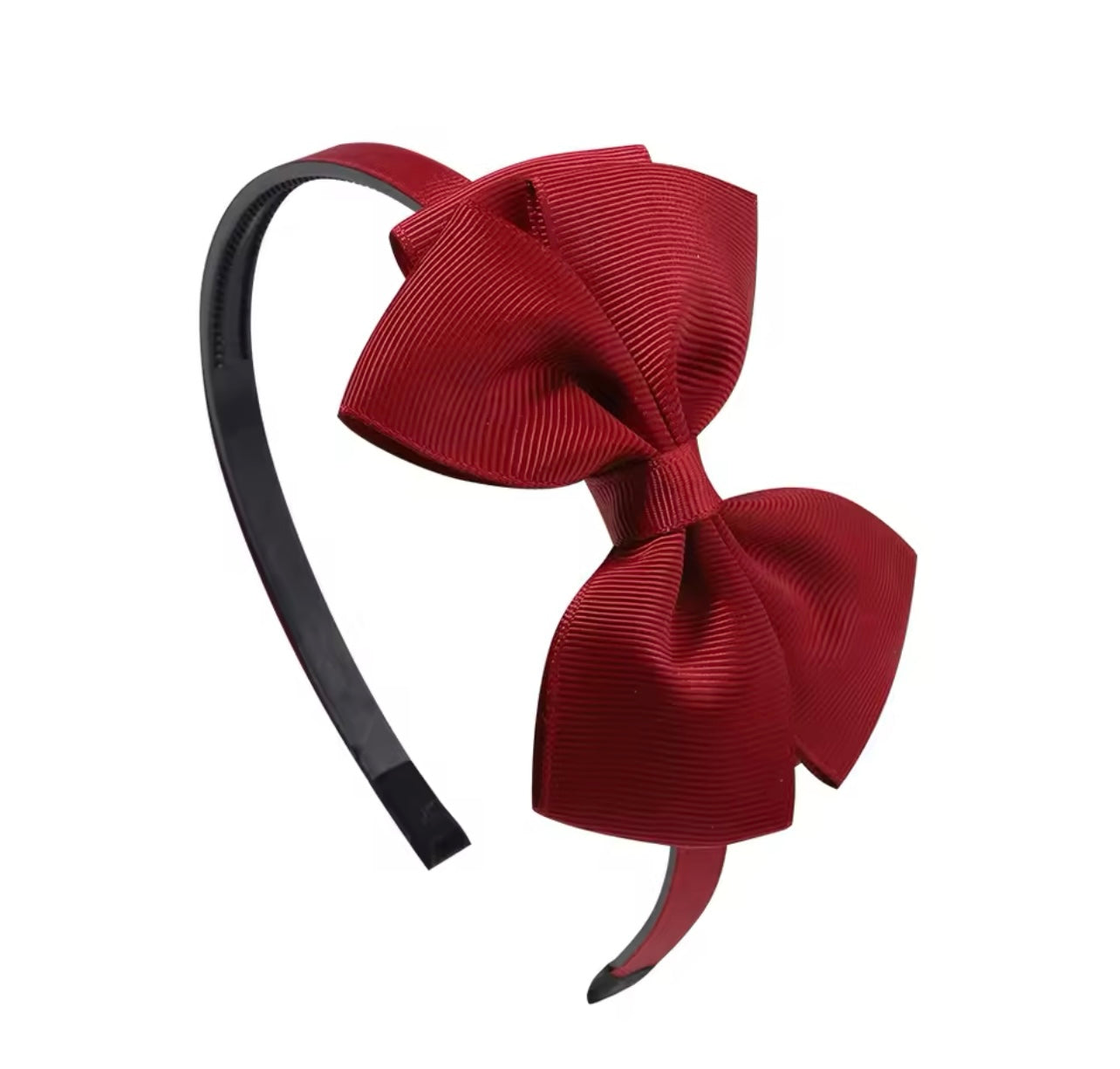 Bow Alice band - Burgundy